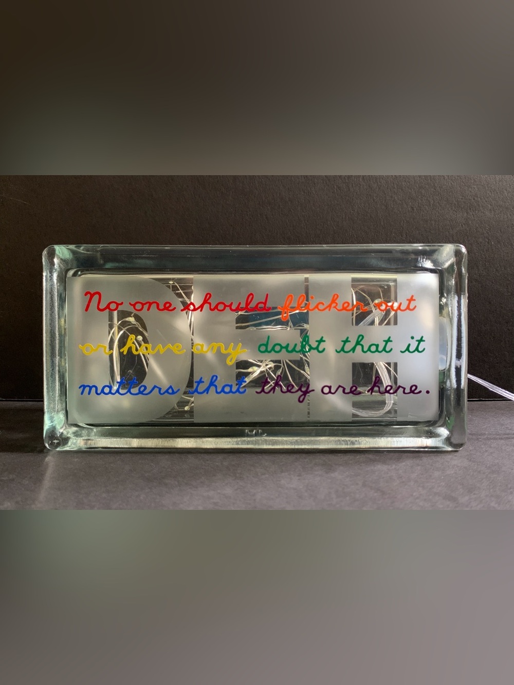 Handcrafted Etched Lamp - Picture 4 of 13